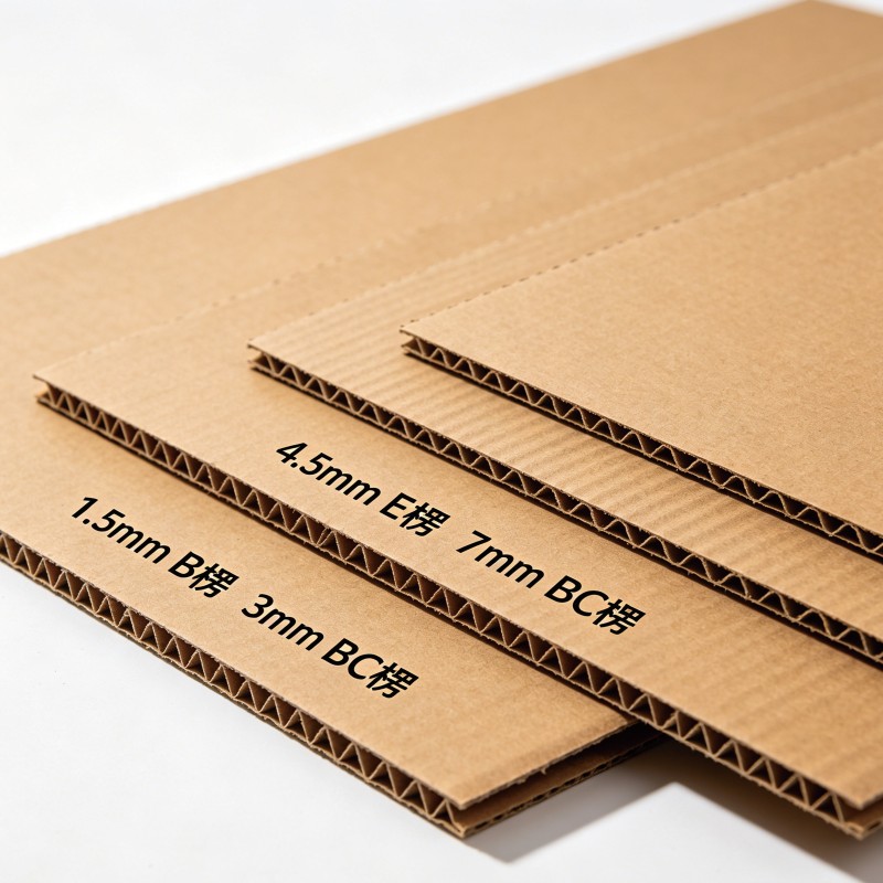 편평한 골판지 라이너